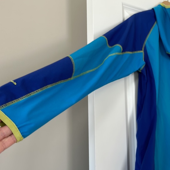 Columbia Omni-Shield Advanced Repellancy Color Block Wind Breaker Rain Jacket - Picture 9 of 14